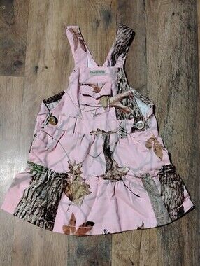 Field & Stream Pink Camo Overall Skirt Size: 18M